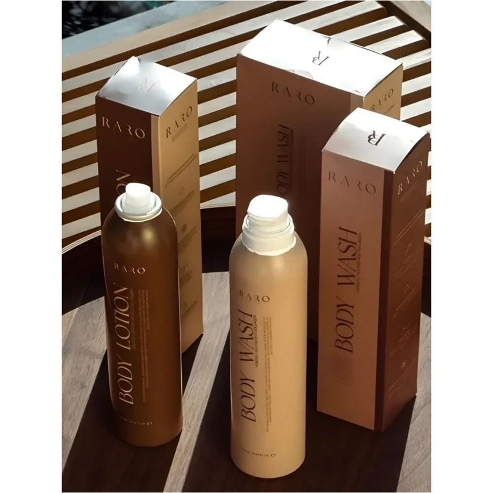 The Raro Skin Duo Body Wash & Lotion Deeply Nourishing Collagen NEW IN BOX $120